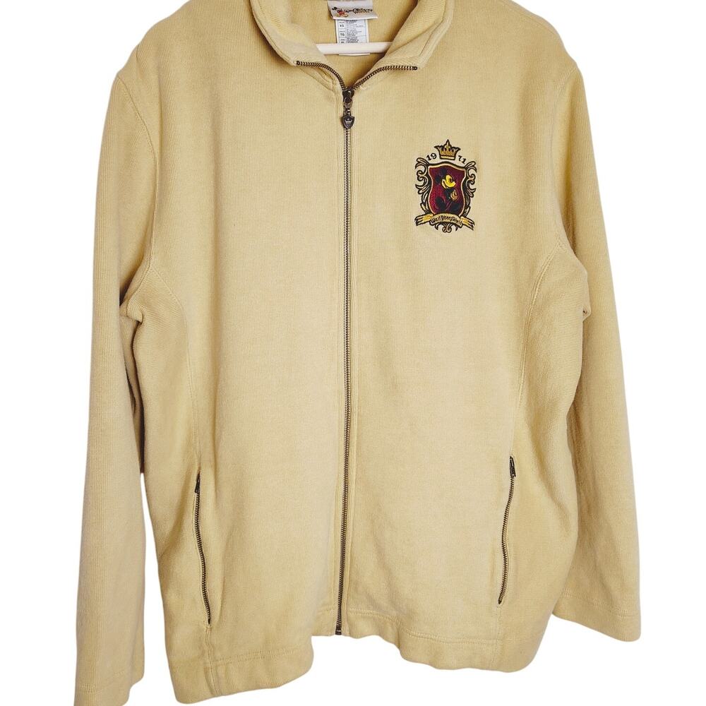 Vintage WDW Zip-Up Jacket, Embroidered Mickey Crest